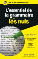 L'essentiel de la grammaire pour les Nuls