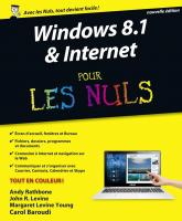 Windows 8.1 et Internet nouvelle édition Pour les Nuls