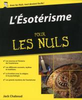 L'Esotérisme pour les Nuls