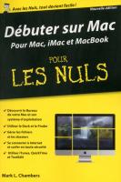 Débuter sur Mac Poche Pour les Nuls