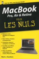 MacBook Pro, Air et Retina pour les Nuls poche