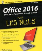 Office 2016 pour les Nuls grand format