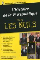 Histoire de la Vème république pour les Nuls, édition poche