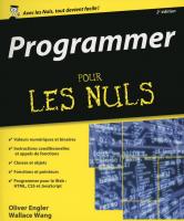 Programmer pour les Nuls grand format, 2e édition