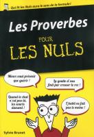 Les Proverbes pour les Nuls, édition poche