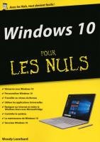 Windows 10 pour les Nuls mégapoche