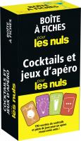 Boîte à fiches cocktails et jeux d'apéro pour les Nuls,4e