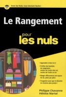 Le rangement pour les Nuls poche