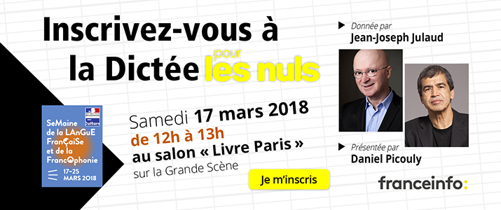 image évènement : Dictée pour les Nuls du salon Livre Paris