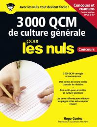 3 000 QCM de Culture générale pour les Nuls Concours Fonction publique grand format, 2e édition