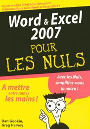 Word & Excel 2007 MegaPoche Pour les Nuls