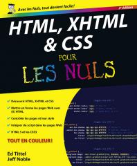 HTML, XHTML et CSS 2e Pour les nuls