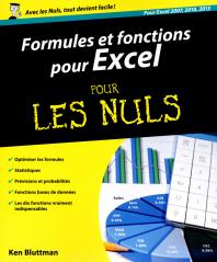 Formules et fonctions pour Excel 2013 Pour les Nuls