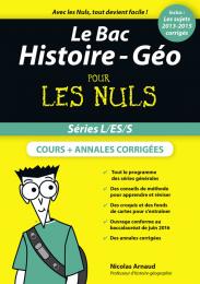 Bac Histoire-Géographie pour les Nuls, nouvelle éd.