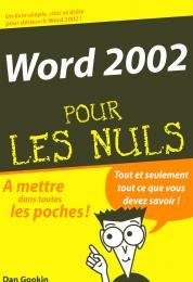 Word 2002 Poche Pour les Nuls