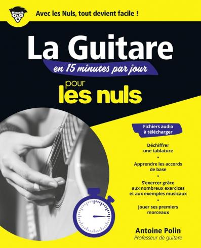 La guitare en 15 minutes par jour pour les Nuls, mégapoche