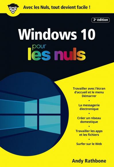 Windows 10 pour les Nuls poche, 2e édition