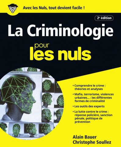 La Criminologie pour les Nuls, grand format, 2e édition