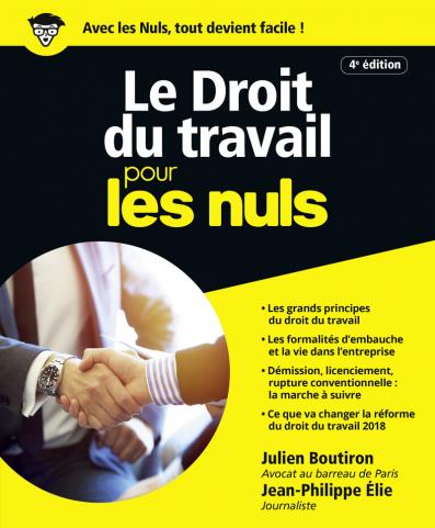 Le Droit du travail pour les Nuls, grand format, 4e édition