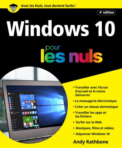 Windows 10 pour les Nuls, grand format, 4e
