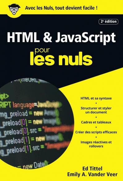HTML & JavaScript pour les Nuls, poche, 2e