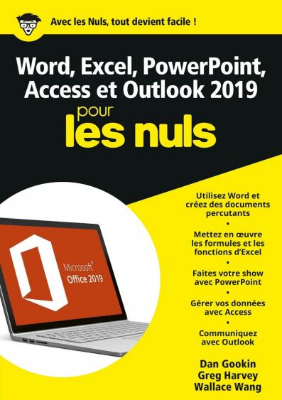 Word, Excel, PowerPoint, Access et Outlook 2019 Mégapoche Pour les Nuls