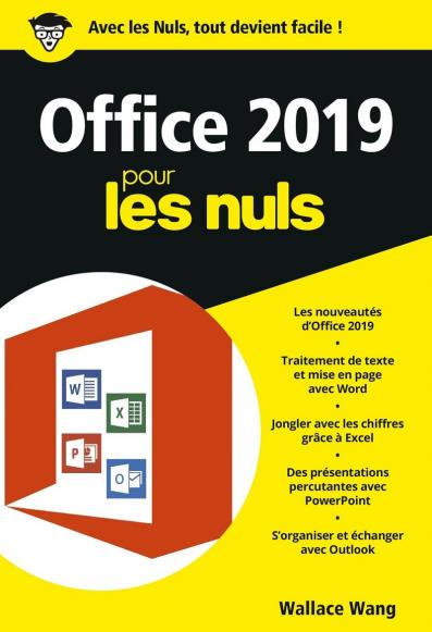 Office 2019 pour les Nuls, poche  - Word, Excel, PowerPoint et Outlook