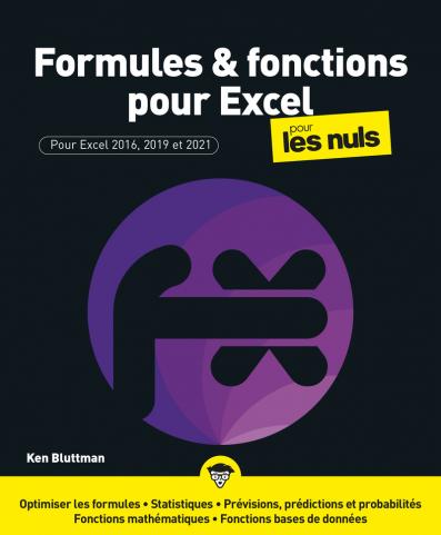 Formules et fonctions pour Excel 2021 Pour les Nuls