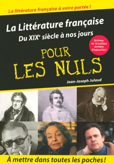 Littérature française Tome 2 poche pour les nuls