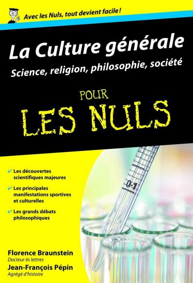Culture générale Poche Pour les nuls Tome 2 : sciences, sports, loisirs et spiritualité