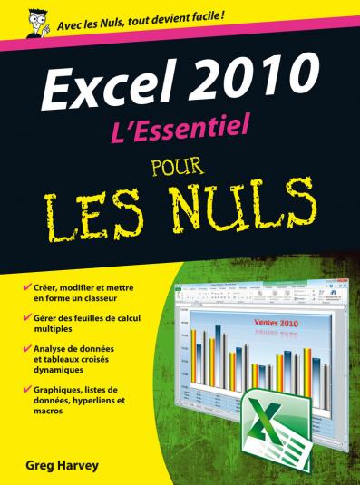 Excel 2010 L'essentiel Pour les nuls