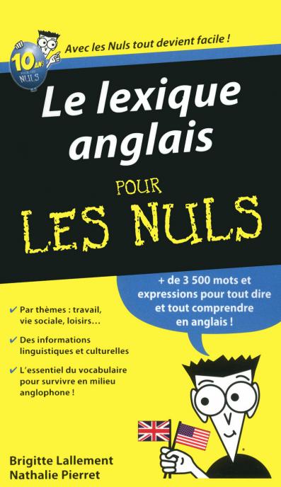 Le lexique anglais pour les Nuls