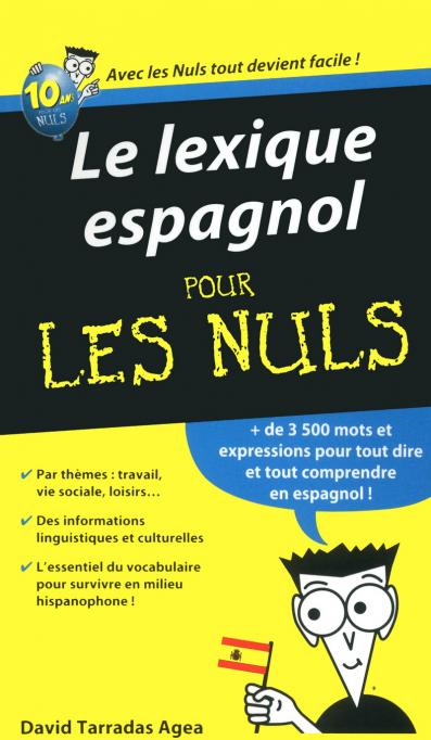 Le lexique espagnol Pour les Nuls