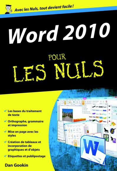 Word 2010 Poche Pour les Nuls