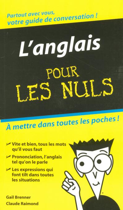 L'Anglais - Guide de conversation Pour les Nuls