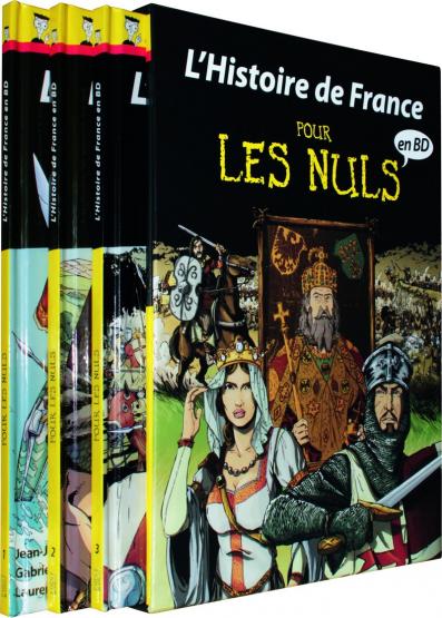 Coffret Histoire de France en BD (tome 1 à 3) pour les Nuls