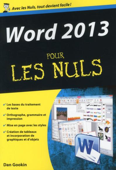 Word 2013 Poche pour les Nuls
