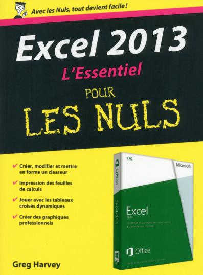 Excel 2013 L'Essentiel Pour les Nuls