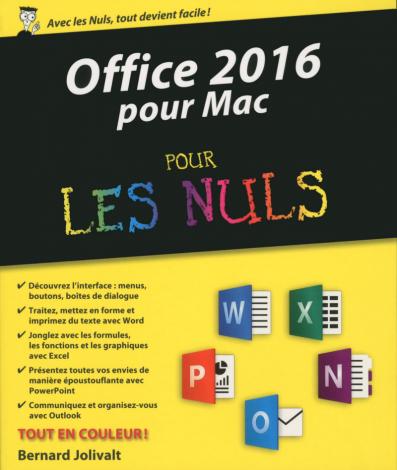 Office 2016 pour Mac pour les Nuls